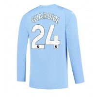 Billiga Manchester City Josko Gvardiol #24 Hemma fotbollskläder 2023-24 Långärmad